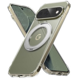Ringke Coque pour Google Pixel 11 Pro Étui Case Fusion Ring Clear | Anneau Support, Transparente, Protection Antichoc, Bords Sur