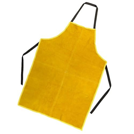 OTOTEC Tablier de Soudeur Sécurité en Cuir Vachette Menuisiers Jardiniers Soudeurs Protection Ignifuge
