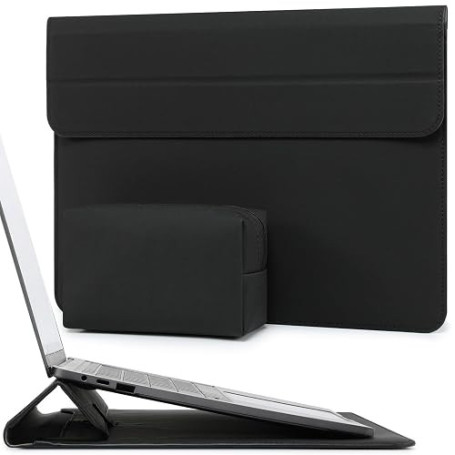 HYZUO 15-16 Pouces Housse pour Ordinateur Portable, Noir | pour MacBook Pro 16 M5-M1 Pro/Max A3428 A3429 2026-2019, XPS 15, MacB