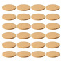 24 Pcs Dessous de Plat en Liège, 0.3 * 10cm Dessous de Verres Ronds en Liege Protecteurs de Vaisselle, sous-Verres Ronds Poele P