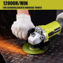 DEWINNER Meuleuse d'angle 850W, 220-240 V, 6 Disques de Meuleuse angulaire de Coupe,115mm, Capot de Protection, avec Poignée Sup