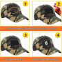 anneratteryer 4 pièces Patch Ecusson Ecusson scratch militaire Patch sac a dos Écusson tactique avec motif tête de mort pour Cas