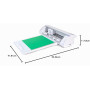 Silhouette Tapis de découpe électrostatique pour Cameo 5 et Cameo 5 Plus 12 x 12 (blanc)
