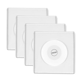 zalati Lot de 4 Dessous de Verre colorés en Acrylique imperméables et Lumineux pour Verres, Bouteilles, fêtes, Mariages, Bars, N