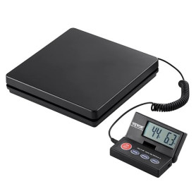 VEVOR Balance Postale Numérique 50 kg Pèse-colis de Précision 2 g avec Minuterie Fonction Tare Maintien Écran LCD Pliable 90° Ba