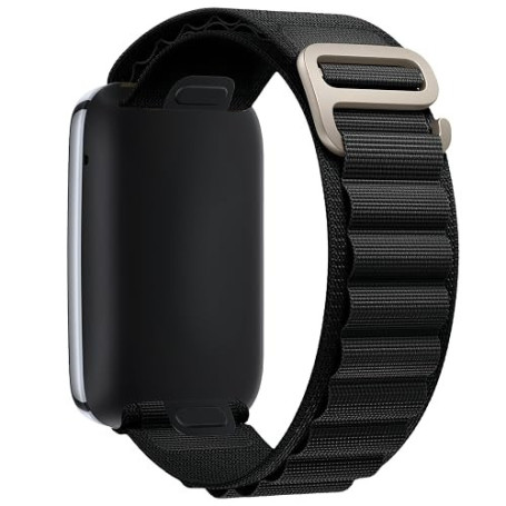 Bracelet en Nylon Compatible with Apple Watch Ultra3/2/1 SE3/2/1 Series11/10/9/8/7/6/5/4/3/2/1 – Bracelet d'extérieur réglable,