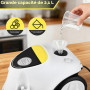 Nettoyeur Vapeur Haute Pression 2100W – Réservoir Inox 2,1L 304 – Pression 5 Bars & Vapeur à 105°C – Sécurité Enfant & Anti-Surc