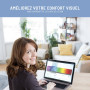VistaProtect – Filtre Anti-Lumière Bleu Premium pour Ordinateur Portable, Amovible (15.6" Pouces)