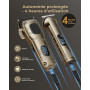 VGRPRO Kit Tondeuse Cheveux Hommes Professionnelle et Trimmer,Avec Étui EVA | Tondeuse Cheveux Sans Fil pour Coupe de Cheveux, K