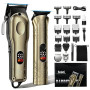 Solati Set de 2 Tondeuses Cheveux Hommes Professionnel, Tondeuse Barbe Homme, Rasoir Électrique Homme avec Écran LCD, Tondeuse d