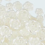 PONABEADIY 1 boîte de 170 Perles Plates en Résine Beige Camélias Blancs Opaques Cabochons Floraux Sculptés pour la Création de B