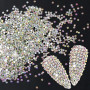 Sularpek 1440 Pièces Strass Ongle Nail Art, 2mm Cristal AB Strass Gemmes Nail Art, Visage, Décorations et Accessoires pour les O
