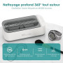 Nettoyeur ultrasons KECOOLKE 400mL bac a ultrason ultrasonic cleaner | nettoyant lunettes de vue bijoux argen bagues Anneau appa