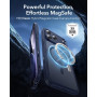 ESR Classic Hybrid Coque pour iPhone 18 Pro/17 Pro, Bleu Givré | Anti-jaunissement Longue Durée, Ultra-fin, Compatible avec MagS