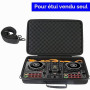 Khanka Étui pour Pioneer DJ DDJ-FLX2/DDJ-200/DDJ-WeGO4, pour Hercules Inpulse 200 MK2/Inpulse 200 DJ Controller, Boîtier de Rang