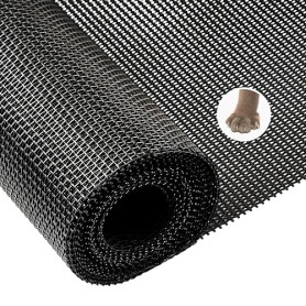 HOFUDON Moustiquaire Fenêtre 250x120cm, Renforcée en Fibre de Verre | Rouleau Moustiquaire Extra Épaisse, Fibre Durable Filet An