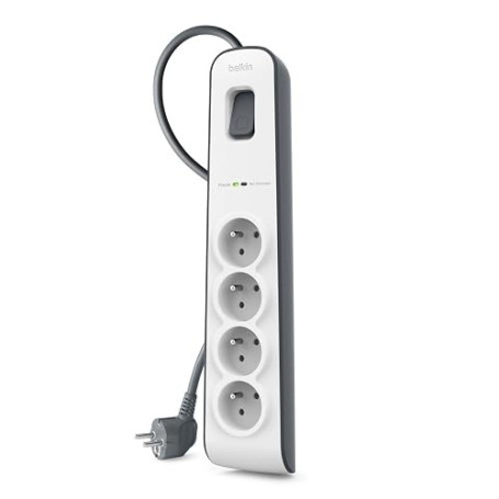 Belkin Parafoudre 4 prises, 525 Joules, cordon 2 m Blanc