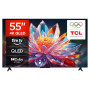 TCL 55T6C 55” QLED 4K HDR TV, Fire TV (Téléviseur Intelligent avec Dolby Vision et Atmos, HDR10+, Appuyez et Demandez à Alexa)