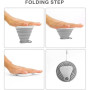 WERIGONI Lot de 2 Gobelet Pliable en silicone, Tasse Pliable Extensible Portable, Réutilisable, avec Couvercle pour Voyage
