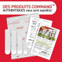Command Languettes Accroches Tableaux pour Cadres Fins, Blanc, 14 Paires (28 Languettes) - Fixation sans Dommage