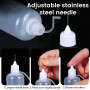 Flacon Pipette avec Bouteille Plastique Souple 6 Pcs pour Colle, Lubrifiant, Peinture et Encre à l’Alcool 10ml/15ml