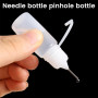 Flacon Pipette avec Bouteille Plastique Souple 6 Pcs pour Colle, Lubrifiant, Peinture et Encre à l’Alcool 10ml/15ml