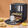 Herreicher Thermomètre de Four avec Cadran Géant 70mm – Crochet Rotatif 360° & Verre Trempé, Inox 304, 50-300°C pour Four Électr