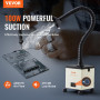 VEVOR Extracteur de Fumée de Soudage 100 W Extracteur de Fumées de Soudure Filtre à 3 Couches Débit d'Air 240 m³/h Absorbeur de 