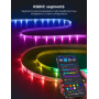 Govee Ruban LED 5M, RGBIC Bande LED avec Contrôle de Segment | Synchronisation Musicale, 64 Modes Scène, Contrôlable via APP, Ch