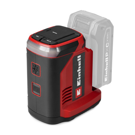 Einhell Station d’énergie Portable sans Fil TC-ES 18/150/1 Li-Solo | PXC | 18 V | onduleur compact | prise 230 V | ports USB-A e