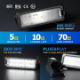 Éclairage de plaque d'immatriculation LED blanc pour Golf 4 IV 5 V 6 VI 7 | Polo III IV V P.assat B7 B8 CC Beetle Lupo, égalemen