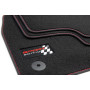 tuning-art Tapis de Sol pour Seat Leon 2 1P 2005-2012 | 4-pièces Ajustement parfait Sport Edition Système de fixation Bordure te