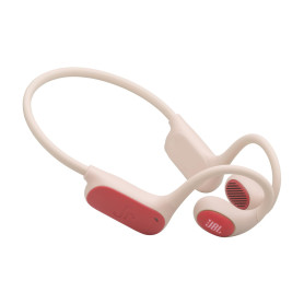 JBL Junior Free, Casque sans Fil Open-Ear Enfants, Peach | Léger et Durable, Autonomie Jusqu’à 10H, Contrôle Parental, Technolog