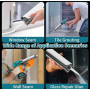 Pistolet à Cartouche Electrique Compatible avec Makita Batteries 18V sans Fil avec 2 x 2000 mAh Batteries, Pistolet Silicone Éle