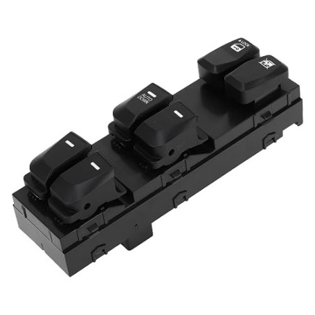 A ABSOPRO Interrupteur De Vitre Électrique Pour Hyundai Ix35 10-15 1pc | Noir, Plastique/Métal, Avant Gauche Côté Conducteur, 16
