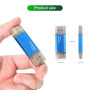 CLé USB 128Go, 2 en 1 OTG Flash Drive USB 2.0 Type C Pen Drive 128 Go Memory Stick pour Smartphone, PC, Ordinateur Portable Stoc
