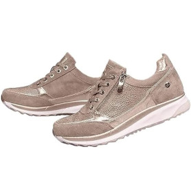 SSLLH Baskets Orthopédiques avec Fermeture éclair, Baskets Décontractées avec Soutien De La Voûte Plantaire pour Femme, Chaussur
