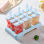 Traxenta 9 Pièces moule glace, popsicle moules réutilisable, ice pop mold | Avec Brosses, Batonnet Glace Et Entonnoirs Pliants e