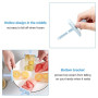 Traxenta 9 Pièces moule glace, popsicle moules réutilisable, ice pop mold | Avec Brosses, Batonnet Glace Et Entonnoirs Pliants e