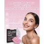20 Pièces Masques Lèvres au Collagène, Soin Hydratant Individuel | 20 masques hydrogel individuels au collagène, à l’acide hyalu
