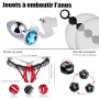 Sex Toys Couple Kit BDSM,Bondage 30 Pièces avec Menottes Sexy Érotique et Accessoires de Bondage pour Jeux Sexuels Adultes