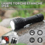 Wurkkos TS23 Lampe de Poche Tactique 5000 Lumens | 9 Modes, USB-C Rechargeable, Étanche IP68, 482M pour Camping Randonnée Urgenc