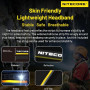 Nitecore HC75 UHE 3000 Lumen Flood Spot Light E-Focus Lampe frontale de travail Rechargeable USB-C, Noir
