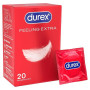 Durex Préservatifs Feeling Extra - 20 Préservatifs Fins et Extra Lubrifiés Pour Plus de Sensations - Taille Standard