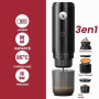 BEPER P101CAF250 Machine à café expresso portable rechargeable 3 en 1 – Compatible avec capsules Nespresso®, Dolce Gusto® et caf