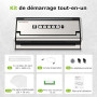 Bonsenkitchen Machine Sous Vide, Soudure 5mm Étanche Anti-Fuite | Acier Inoxydable, Une Main & Pulse Sec/Humide, 1 Rouleau de Sa