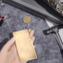 SOFPLATE 1 pièce de Tôle de Laiton de 3mm D'Épaisseur Plaque de Laiton de 4 x 2 Pouces / 5 x 10cm Matériau de Base en Cuivre Mas