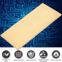 SOFPLATE 1 pièce de Tôle de Laiton de 3mm D'Épaisseur Plaque de Laiton de 4 x 2 Pouces / 5 x 10cm Matériau de Base en Cuivre Mas