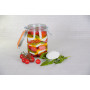 Le Parfait 3604 LPS Terrine Verre Transparent 200 ml 70 cm Lot de 12