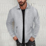 aromm HommeSurvêtements Waffle Manches Longues Zipper Veste & Pantalon Ensemble de 2 Pièces pour Decontracté Sport Travail